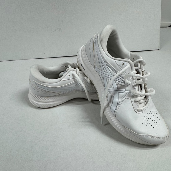 ASICS Gel Contend SL Women White Running‎ Shoes - Size 8. - Picture 1 of 12